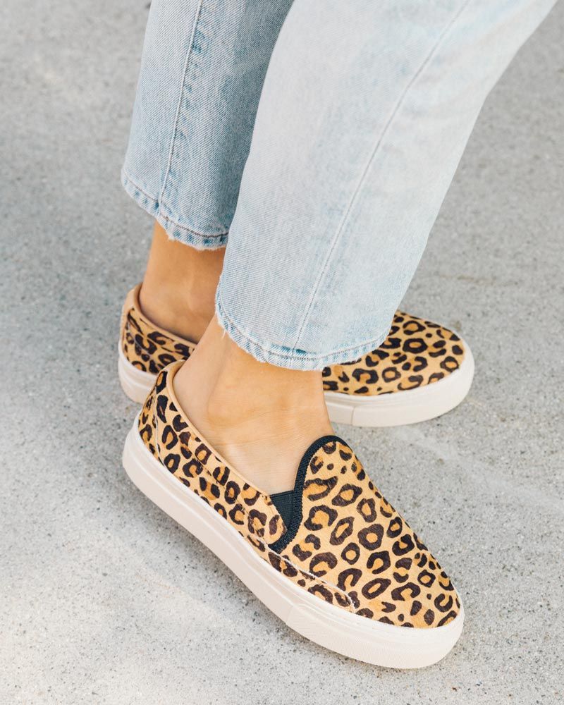 Leopard Bondi Sneaker | Soludos