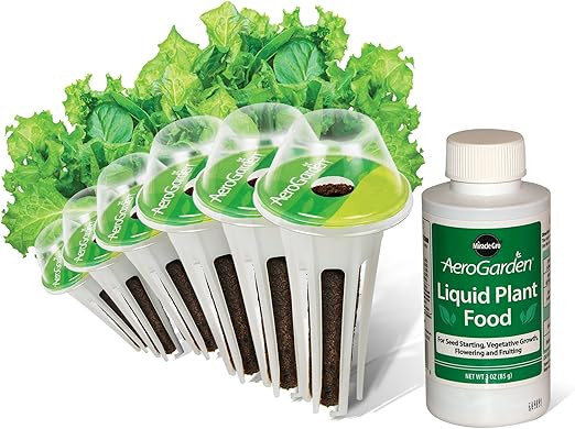 Aerogarden Salad Greens Seed Pod Kit with Red and Green Leaf, Romaine and Butter Head Lettuce, Li... | Amazon (US)