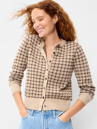 SoSoft Crew-Neck Cardigan Sweater | Old Navy (US)