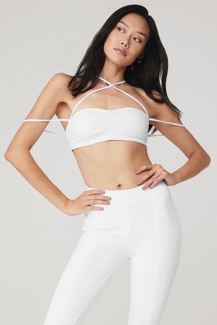 Airbrush Electric Off The Shoulder Bra | Alo Yoga