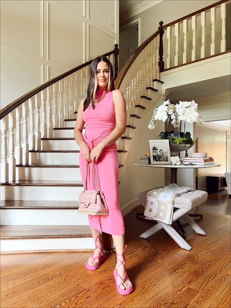 Give me all the pink when it comes to putting an outfit together 😍💓

Pink // revolve 

#LTKunder100 #LTKstyletip #LTKshoecrush