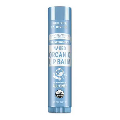 Dr. Bronner's Organic Lip Balm - Naked - 0.15oz | Target