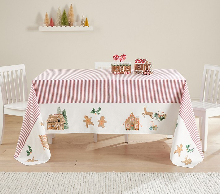 Gingerbread Tablecloth | Pottery Barn Kids