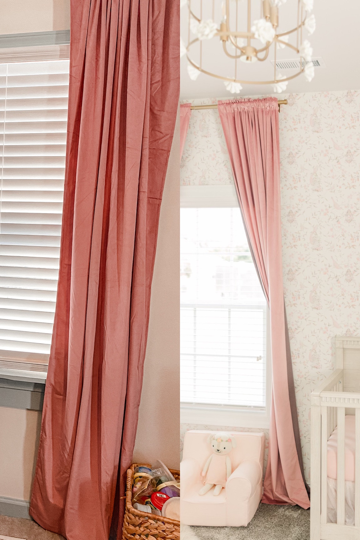 I love these curtains so much! Velvet texture and come as a pair for under $40 🙌🏽 I’ve used the ivory and dark slate options in homes as well! They’re quality without spending big 💰 
:
First is dusty rose and second is blush pink 

#LTKHome #LTKMostLoved #LTKFindsUnder50