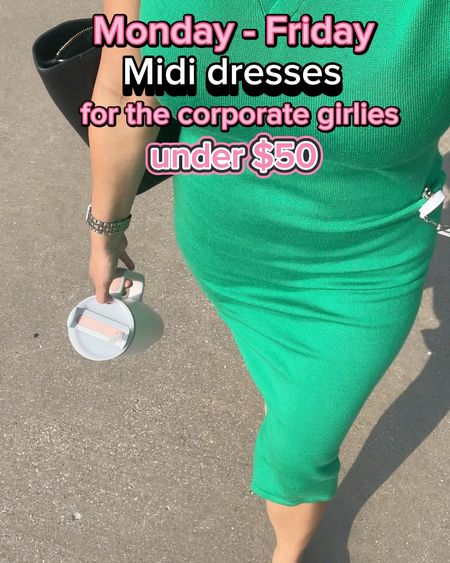 Midi Spring/Summer dresses for the corporate girlies! Under $50

#LTKworkwear #LTKfindsunder50 #LTKstyletip
