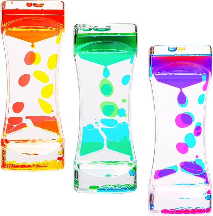 CAILINK Liquid Motion Bubbler - 3 Pack Kids and Adults Sensory Toys - Water Timers Fidget Toys Se... | Amazon (US)