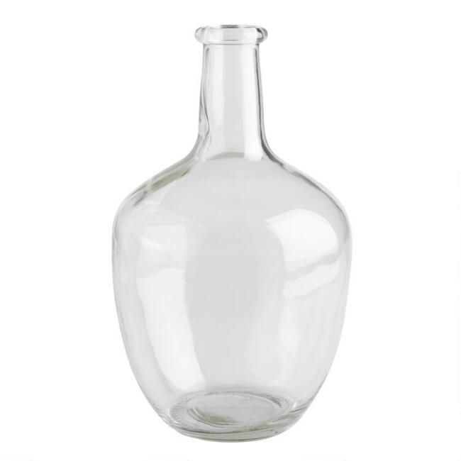 Long Neck Clear Glass Vase | World Market