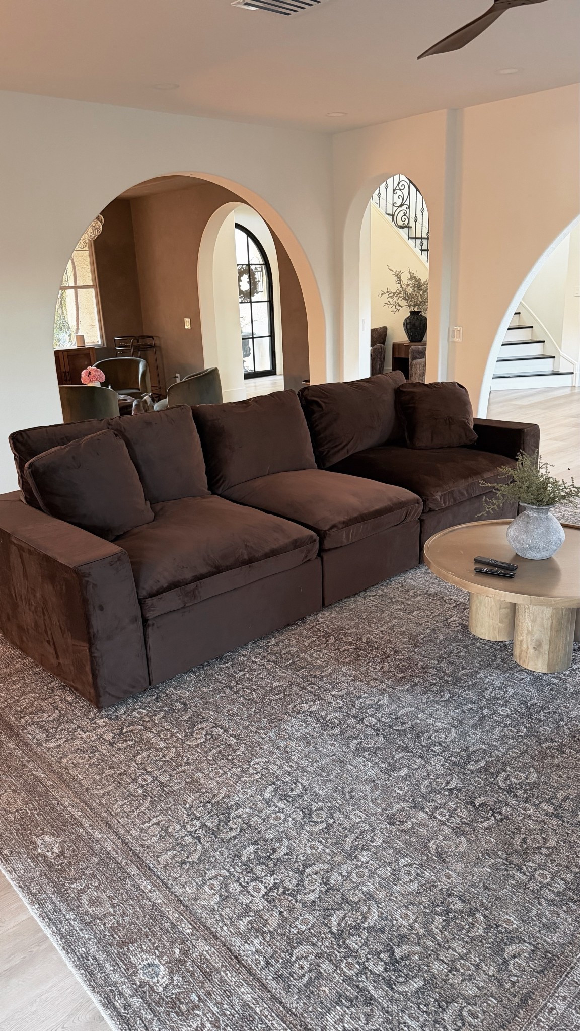 Sofa // Velvet sofa // Chocolate brown velvet // Living room decor

#LTKHome