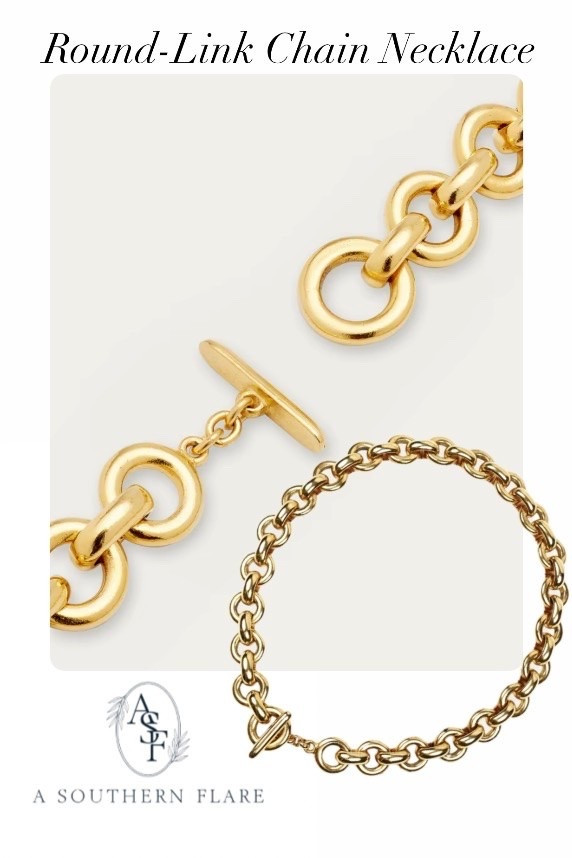 Round-Link Chain Necklace: Fashion Accessories
