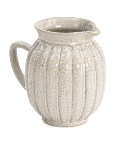 8in Stoneware Pitcher | TJ Maxx