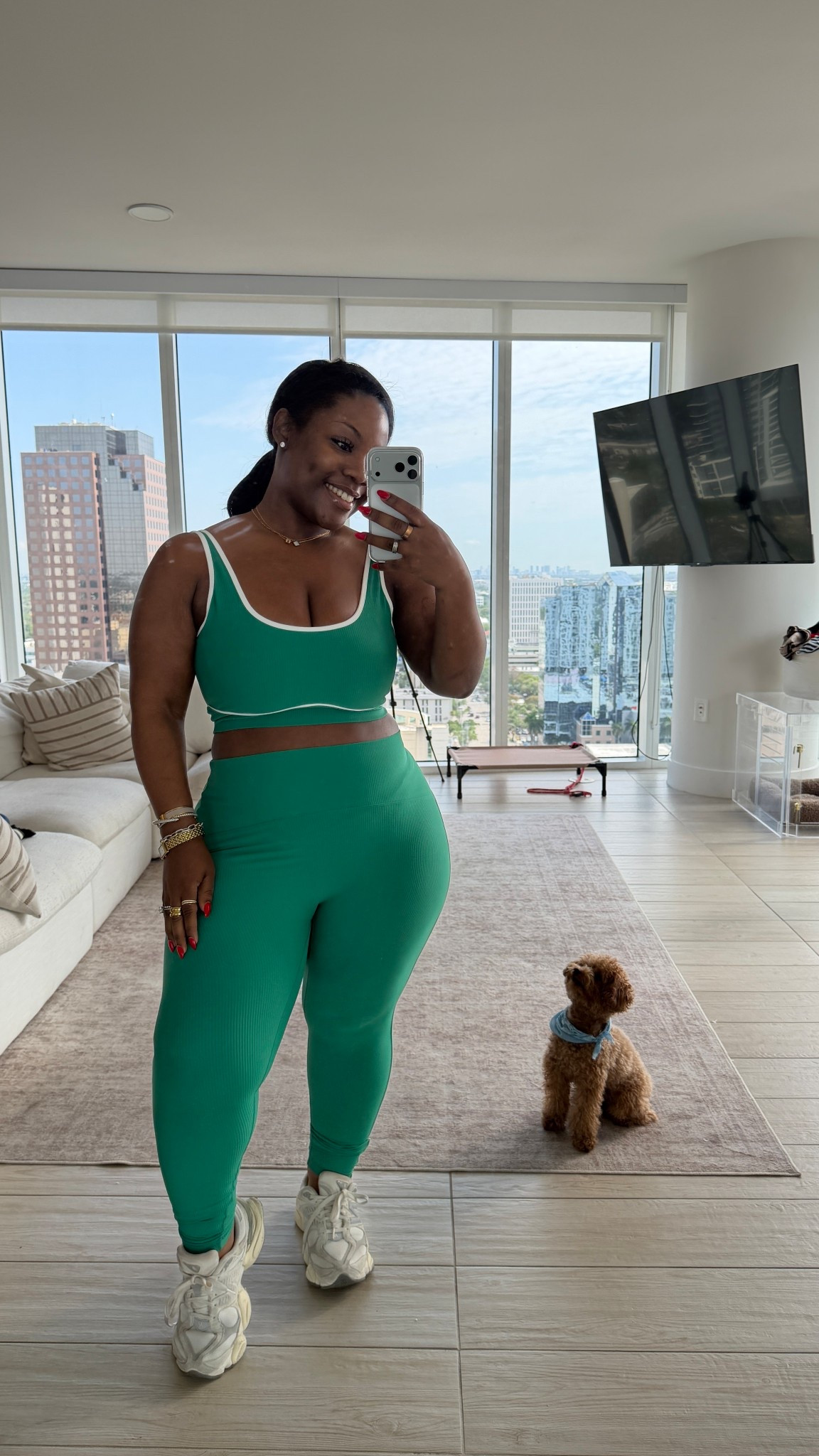 Obsessed with this Salt Project set! Supportive, comfortable, AND CUTE! 💚

Sizing Details:
Top: XL
Bottoms: XXL

#LTKootd #LTKMidsize #LTKfitnessgoals