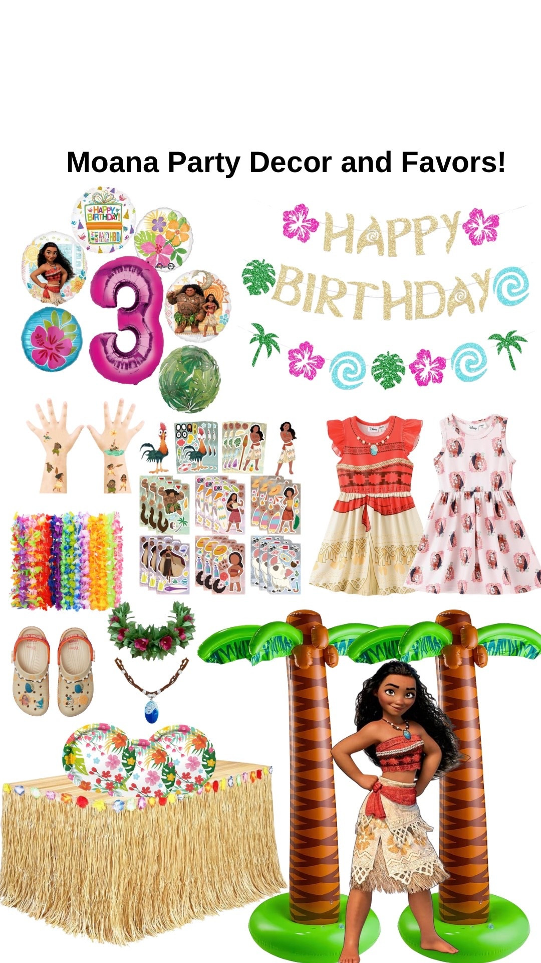 Moana birthday party finds for toddlers 🌺✨
Everything I used to plan the cutest tropical birthday setup — decor, balloons, party favors, outfits, and more! All Amazon finds that made party planning so easy.

Perfect for a Moana themed birthday, toddler party, or tropical luau celebration 🌴

Linked everything here on my LTK!

#moanabirthday #toddlerbirthdayparty #amazonpartyfinds #toddlerpartyideas #amazonfinds #birthdaypartydecor #moanaparty #toddlerbirthdayideas #momlife 

#LTKBaby #LTKmomlife #LTKKids