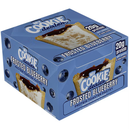 Protein Toaster Pastry - 20g Protein - Frosted Blueberry (12 Servings) by My Cookie Dealer at the... | The Vitamin Shoppe
