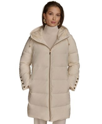 Women's Hooded Down Puffer Coat | Macy's