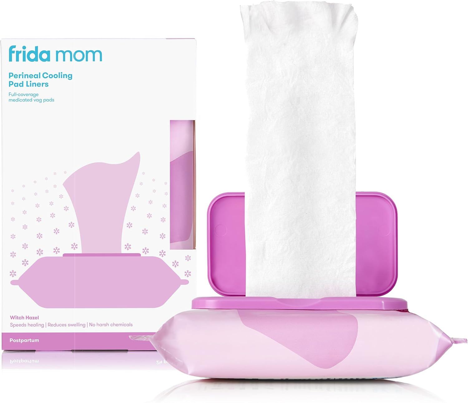 Frida Mom Perineal Medicated Witch Hazel Full-Length Cooling Pad Liners for Postpartum Care | 24-... | Amazon (US)