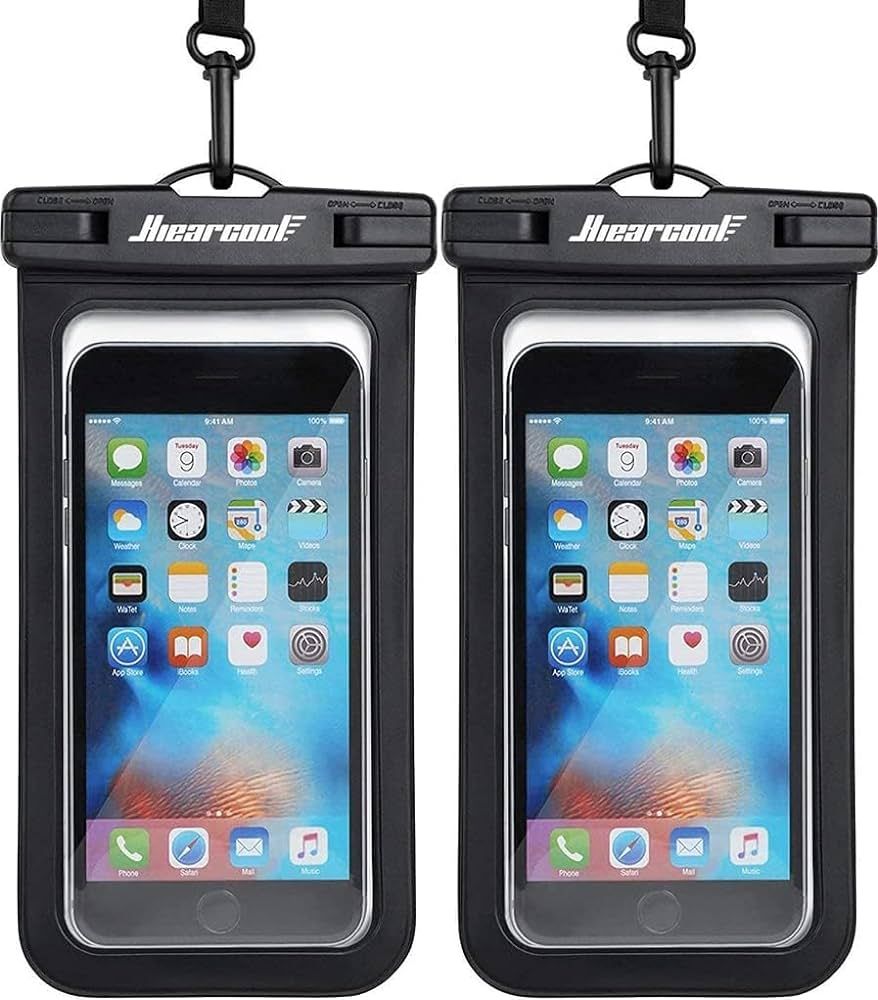 Hiearcool Waterproof Phone Pouch, Universal Case Compatible for iPhone 15 14 13 12 Pro Max Plus U... | Amazon (US)
