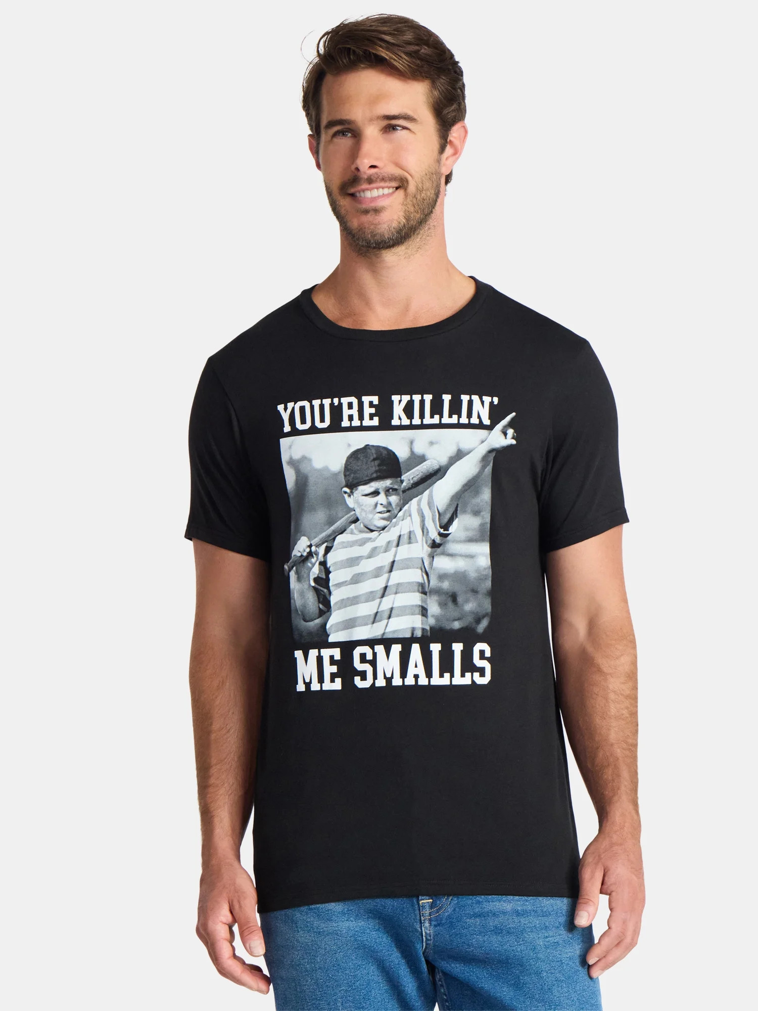 The Sandlot Men's and Big Men's Smalls Graphic Tee with Short Sleeves, Sizes S-3XL - Walmart.com | Walmart (US)