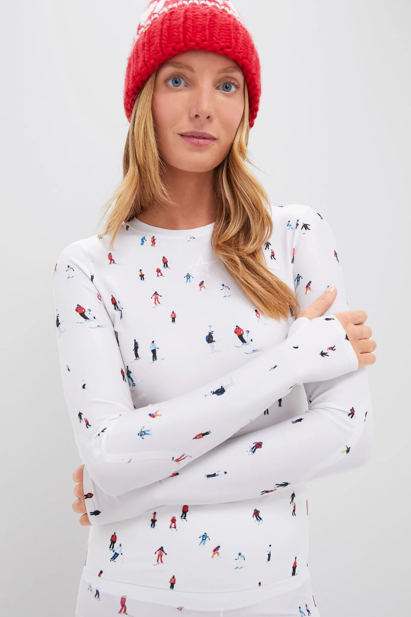 Dede Ski Print Perfect Longsleeve Active Tee | Tuckernuck (US)
