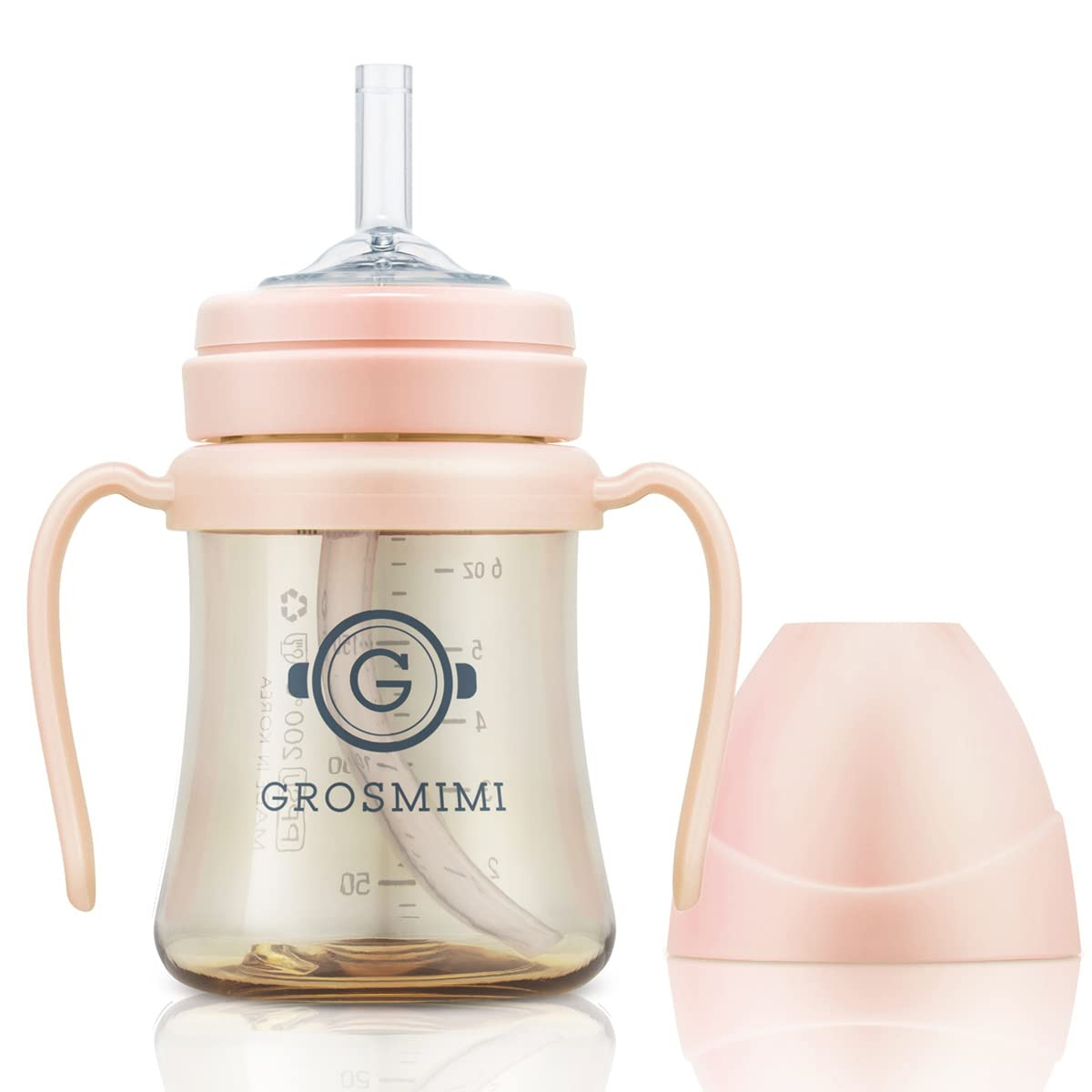 GROSMIMI Spill Proof no Spill Magic Sippy Cup with Straw with Handle for Baby and Toddlers, Custo... | Amazon (US)