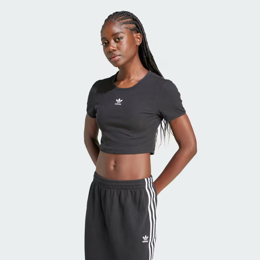 Essentials Ribbed Tee | adidas (US)