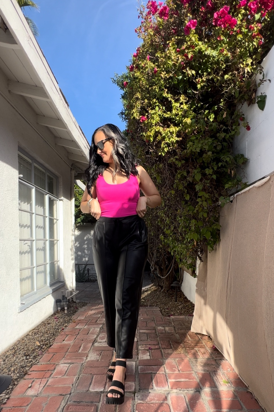 Forever obsessed with this hot pink bodysuit! 

#LTKfindsunder50 #LTKstyletip #LTKtravel