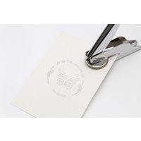 Custom From The Library Of Embosser, Butterfly Embosser Stamp, Library Teacher Embosser | Etsy (US)