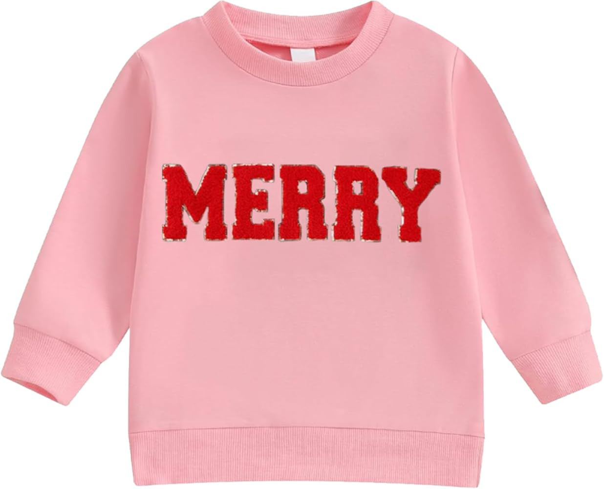Toddler Baby Girl Boy Christmas Sweatshirts Long Sleeve Merry Christmas Shirt Outfit Winter Sweat... | Amazon (US)