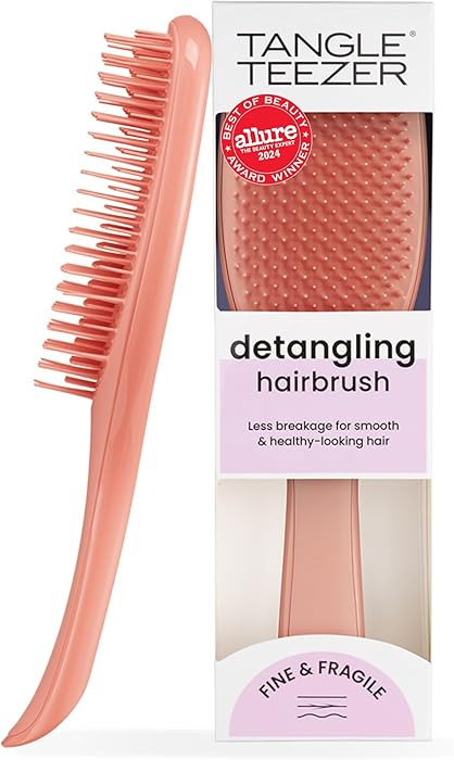 Tangle Teezer Fine Ultimate Detangler Brush, Dry & Wet Hair Brush to Detangle & Reduce Breakage f... | Amazon (US)