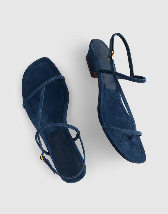 The Maycie Asymmetric T-Strap Sandal | Madewell