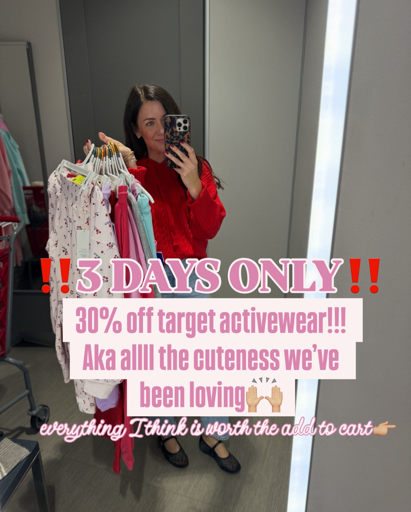 Comment DETAILS to shop 30% off TODAY ONLY target athletic wear!! They have the cutest pieces right now to rock when working out or for #momlife 😍🙌🏼
.
.
What are you grabbing?!
.
.
#targetstyle 

#LTKSaleAlert #LTKfitnessgoals #LTKootd