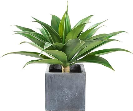 Velener Artificial Plant Outdoor Agave - Large Size UV Resistant Fake Agave Planter for Indoor an... | Amazon (US)