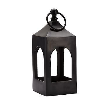 Caleb Lantern, Black - Mini | Pottery Barn (US)
