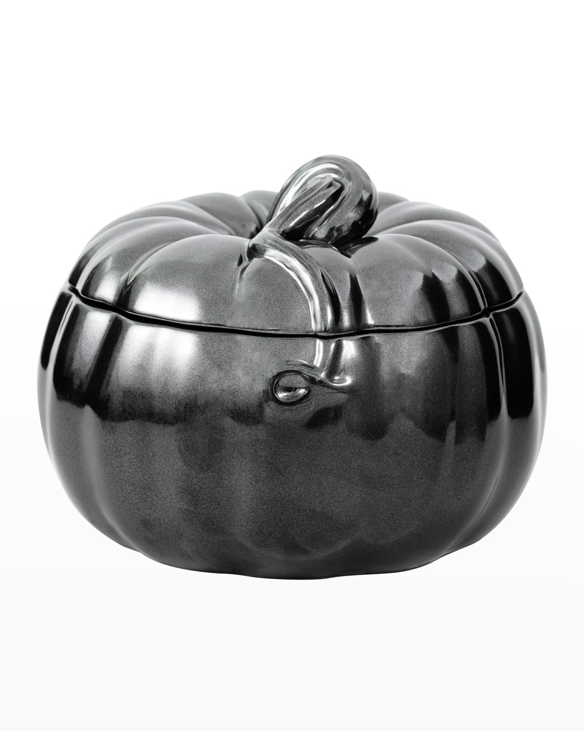 Large Halloween Pewter Pumpkin | Neiman Marcus