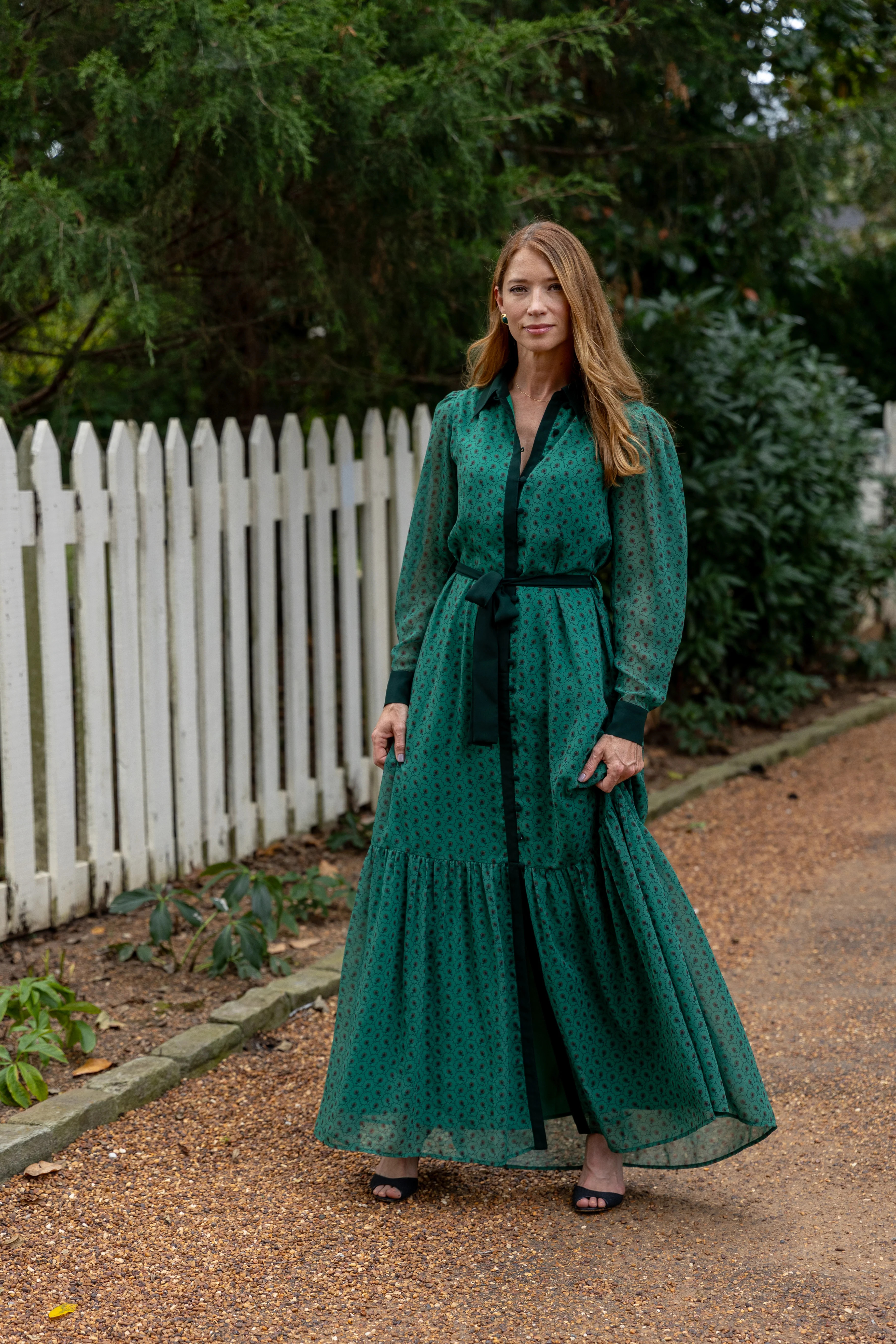 THE ASHTON DRESS - GREEN FLORAL | Modafleur