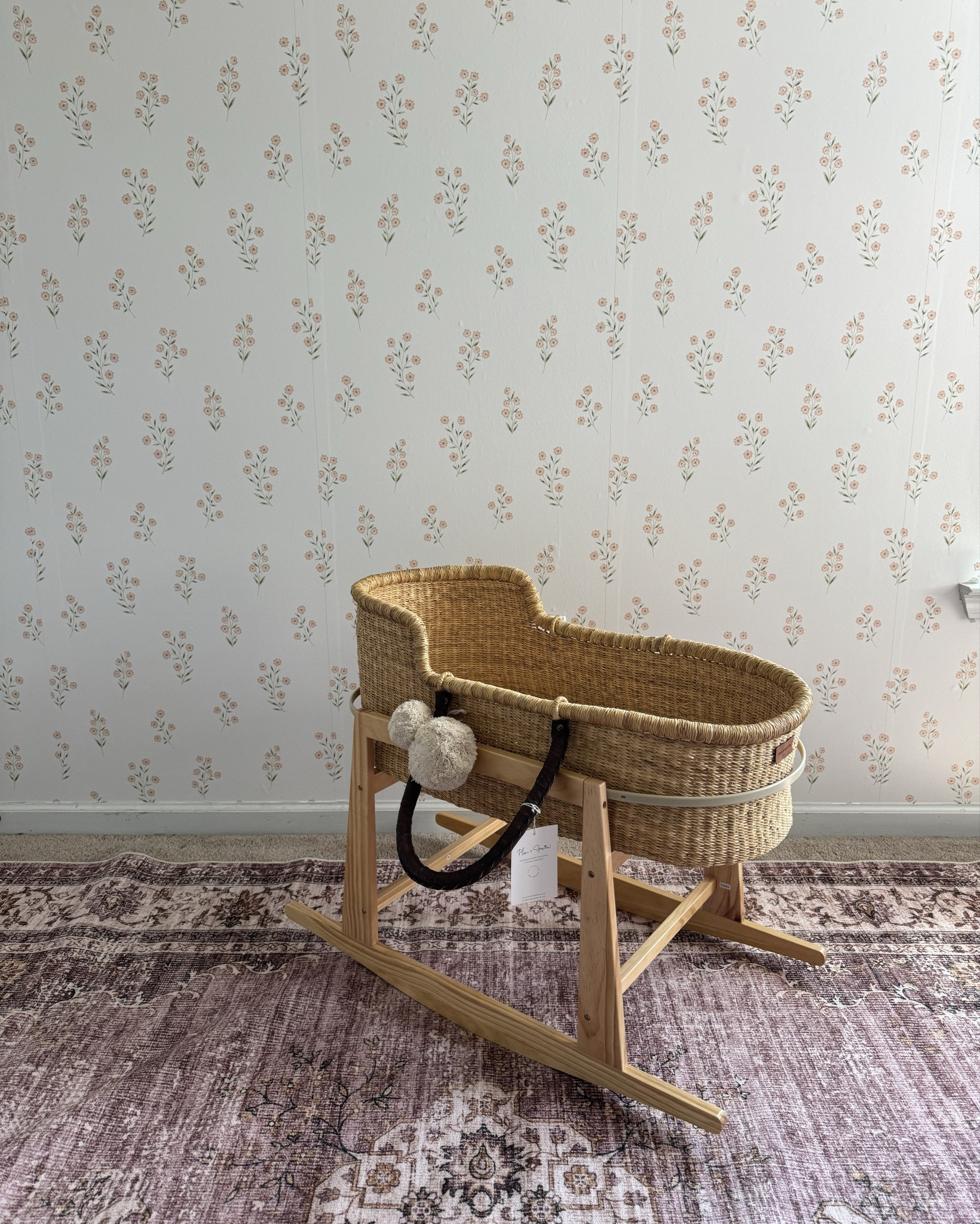 The most beautiful rug for a little girl’s nursery 🥹🎀 

#LTKHome #LTKBump #LTKFamily