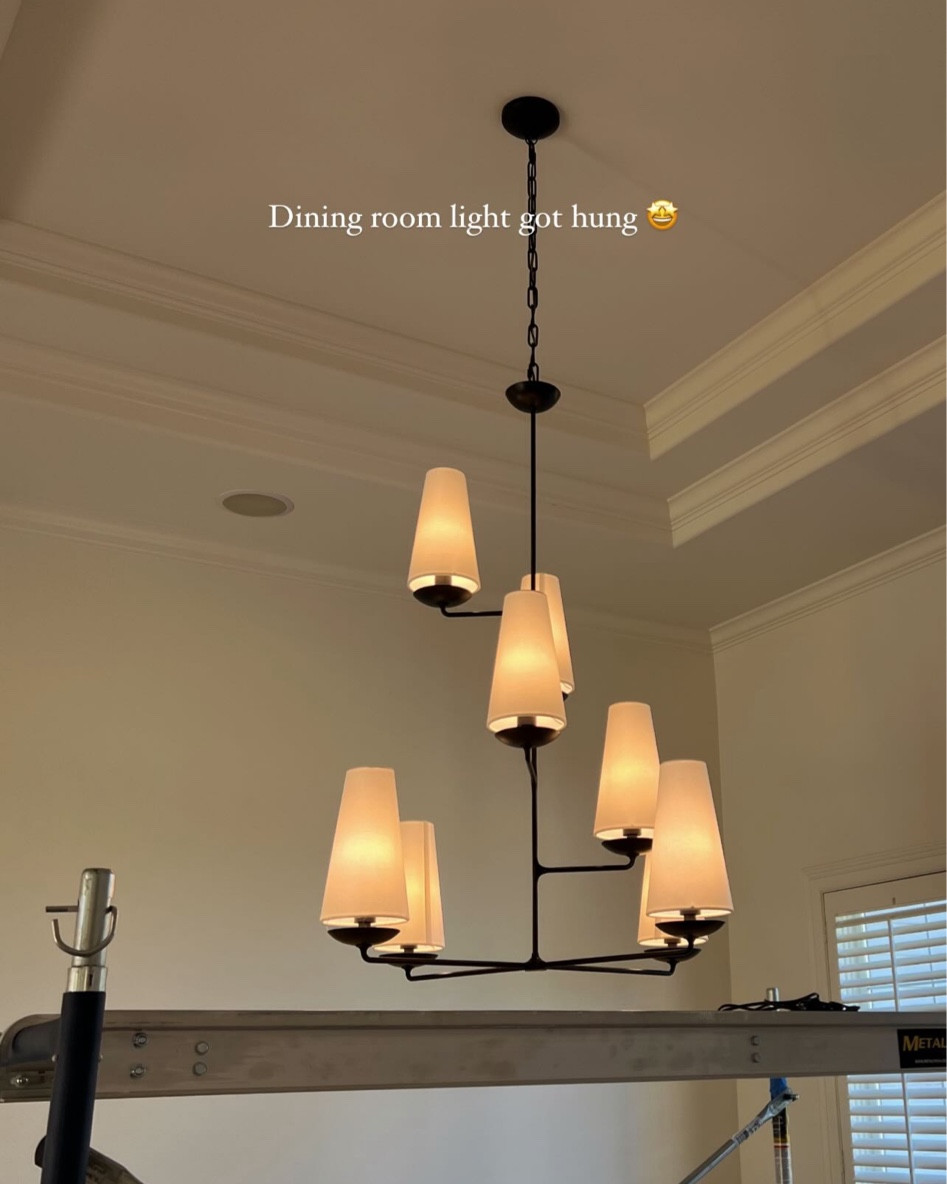 A splurge but we love love this light fixture it’s gorgeous in person and so warm and stunning!!! 

#newhome #remodel #diningroomlight

#LTKHome