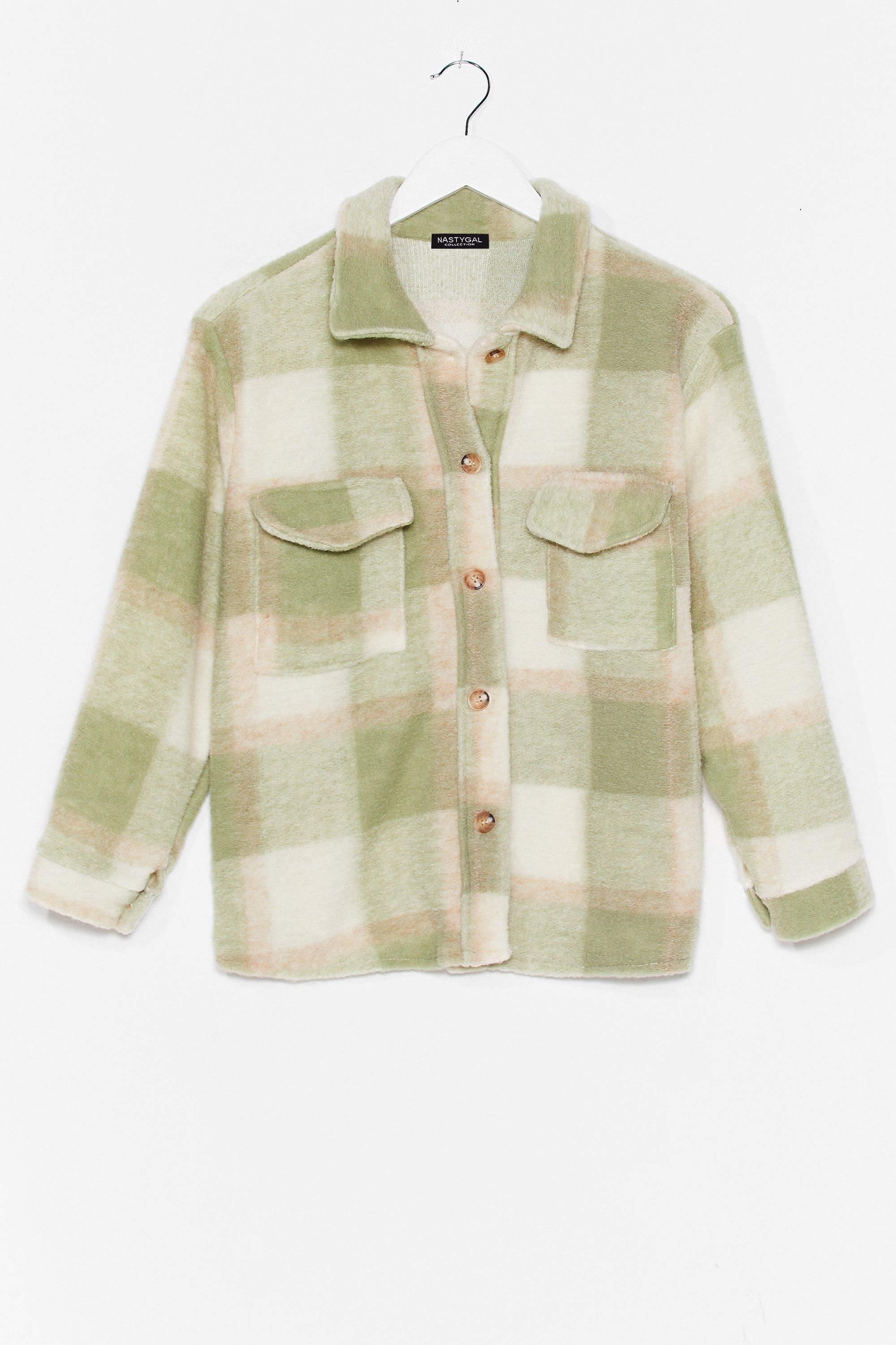 Checkin' You Out Faux Wool Oversized Jacket | NastyGal (US & CA)
