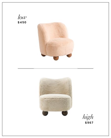 High / Low : Ball Foot Accent Chair 

#LTKhome