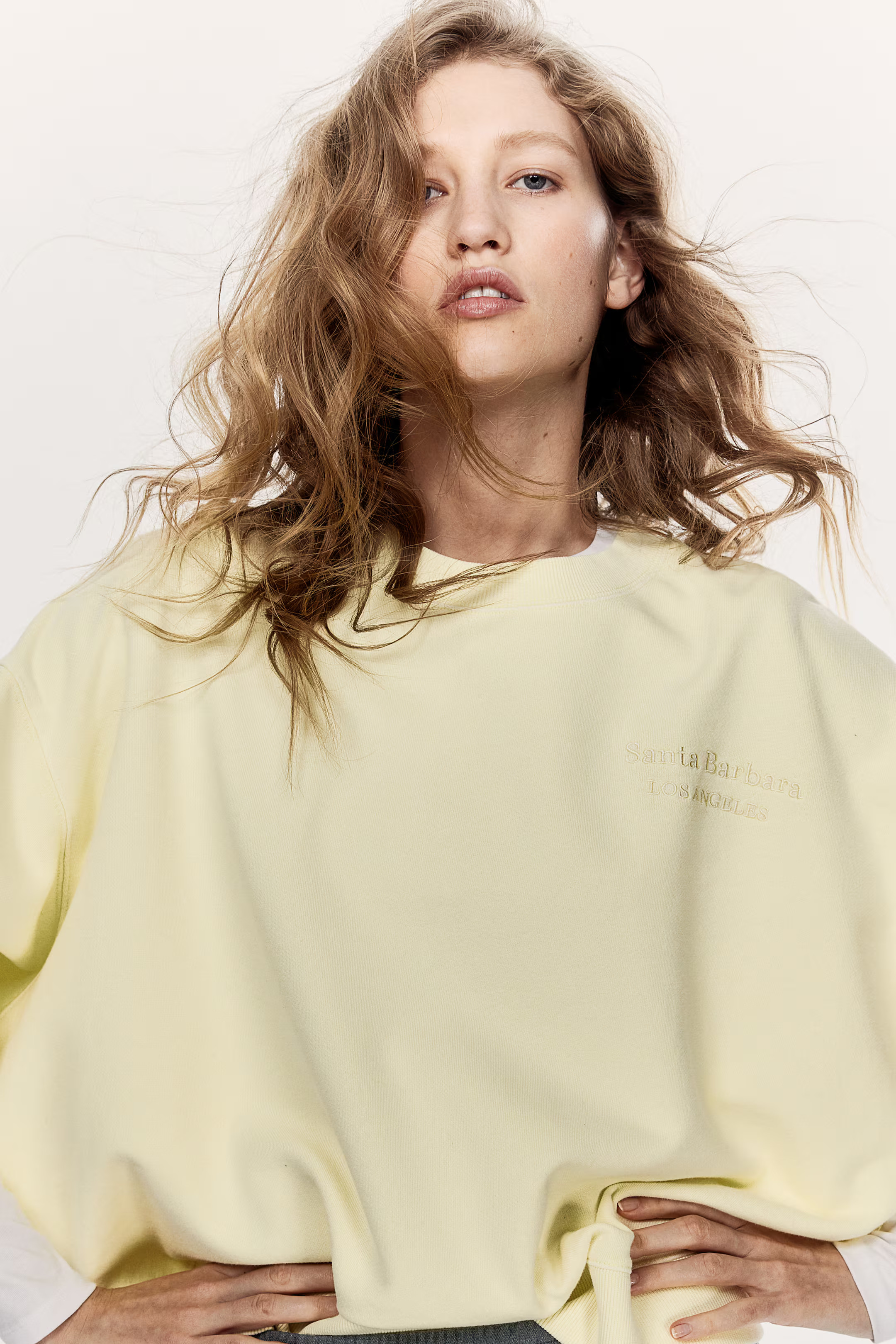 Sweatshirt with Text Motif | H&M (US + CA)