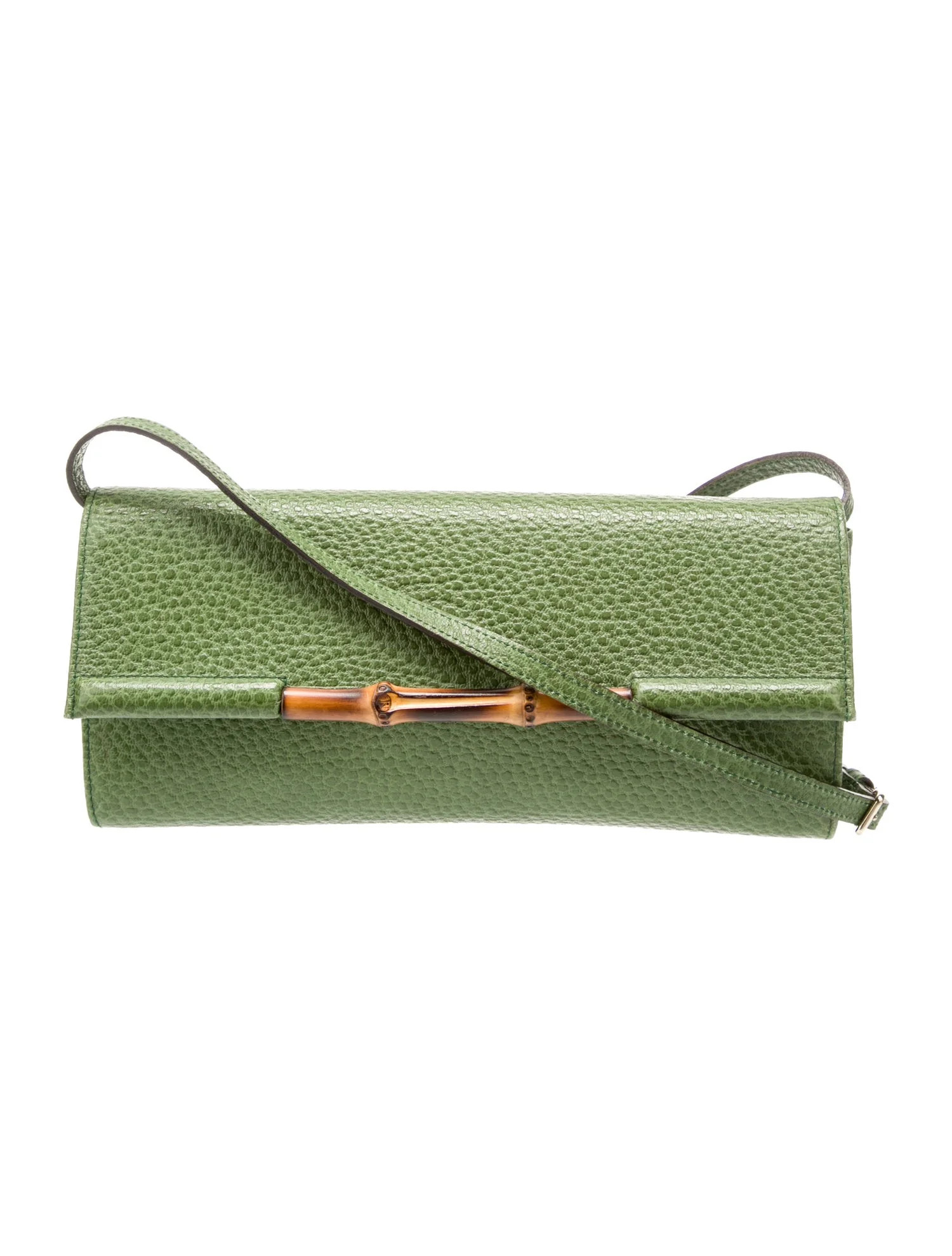 Gucci Bamboo Bamboo Bar - Green Crossbody Bags, Handbags - GUC1978612 | The RealReal | The RealReal