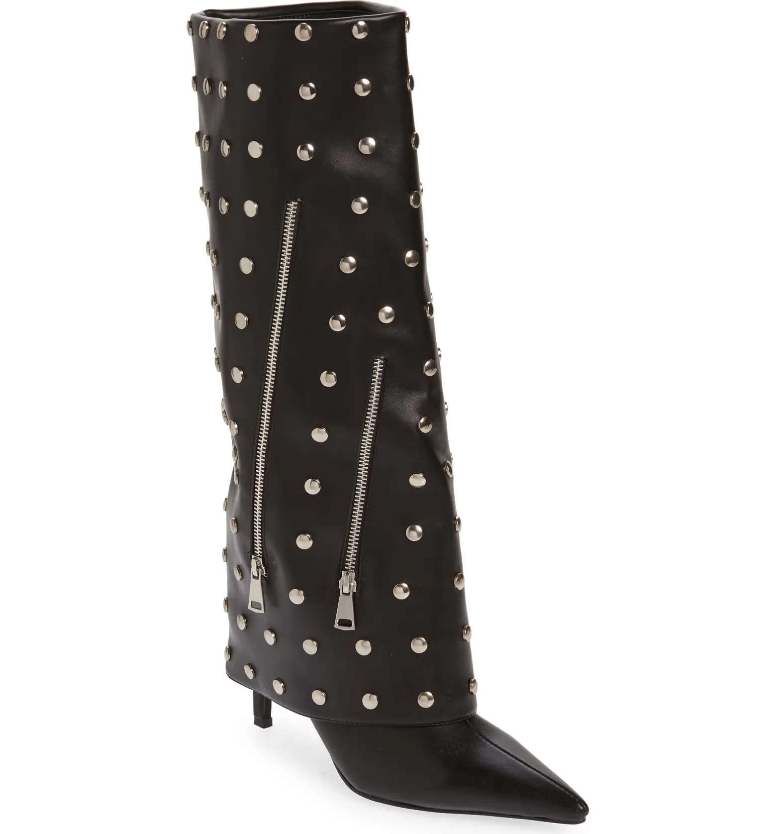 Yoshino Studded Foldover Pointed Toe Boot (Women) | Nordstrom