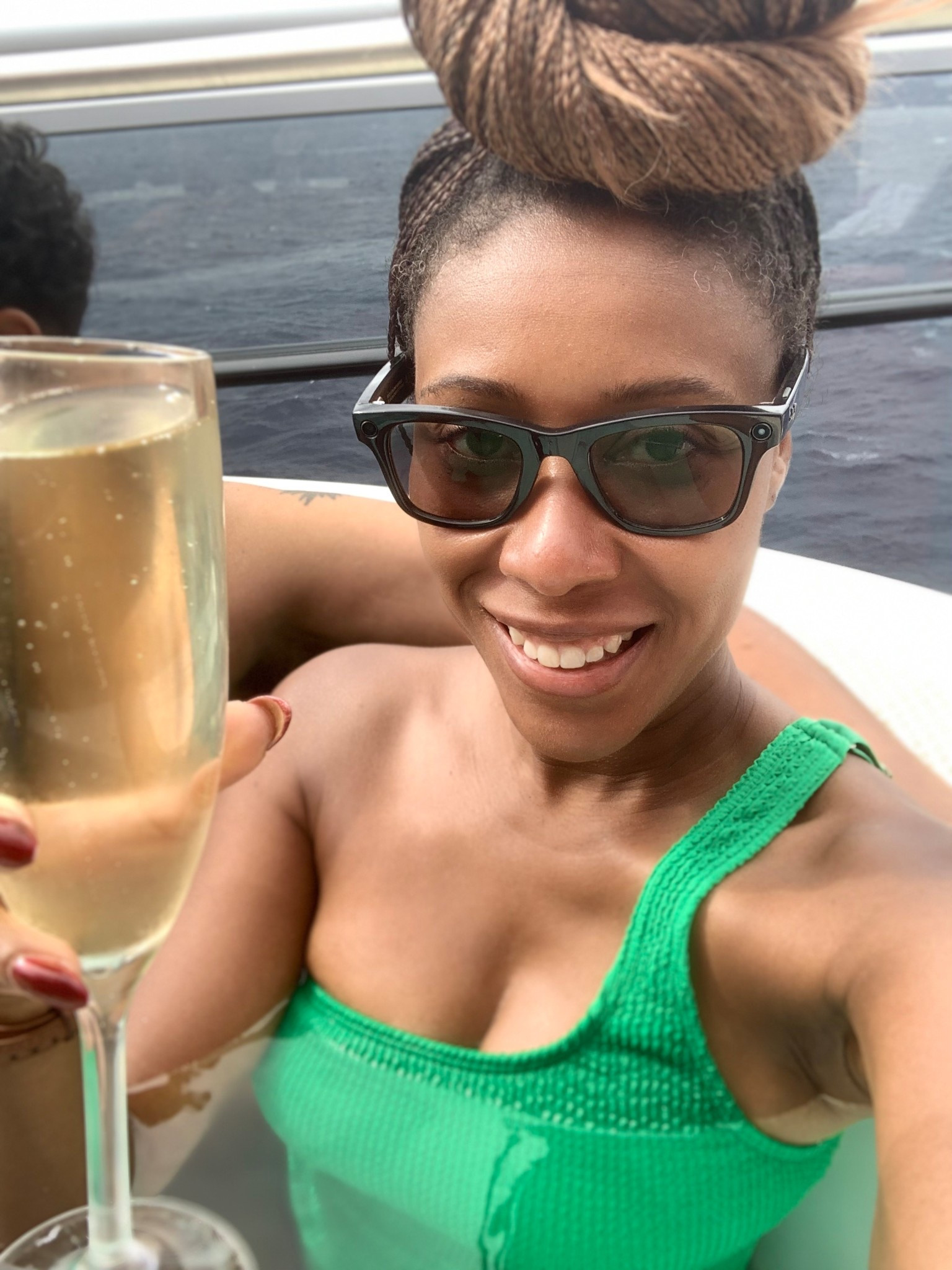 POV: You’re creating content hands-free from the hot tub 🛳️♨️
Ray-Ban smart glasses were a game-changer on my Virgin Voyages cruise recording memories without even reaching for my phone.

#LTKTravel #LTKootd #LTKOver40