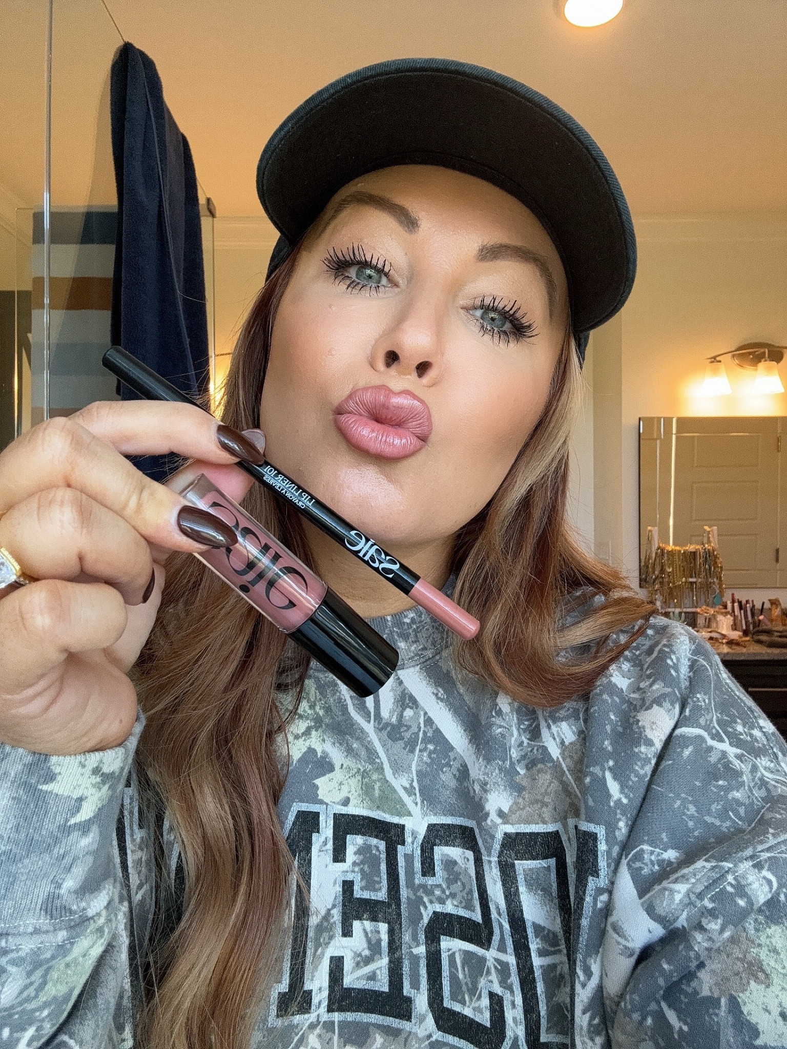 Pretty Mauve Pink lip
Combo! 
Mauve Gloss & Flirt Liner 
#saie #lipcombo 

#LTKBeauty #LTKOver40 #LTKGiftGuide