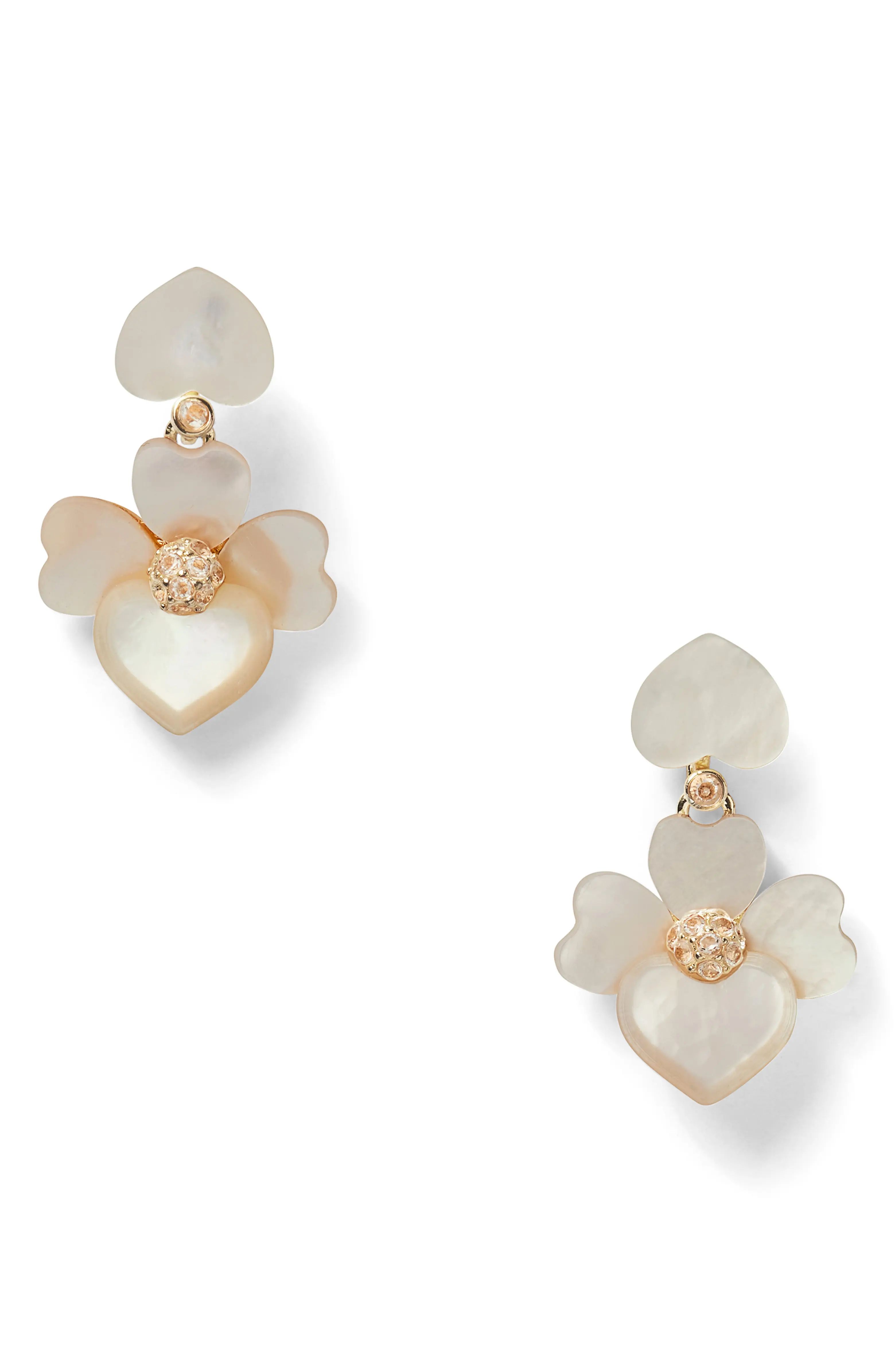 flower drop earrings | Nordstrom