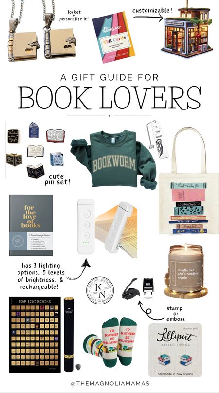 Super cute gifts for the book lovers in your life! 📚

#LTKGiftGuide #LTKCyberWeek #LTKhome