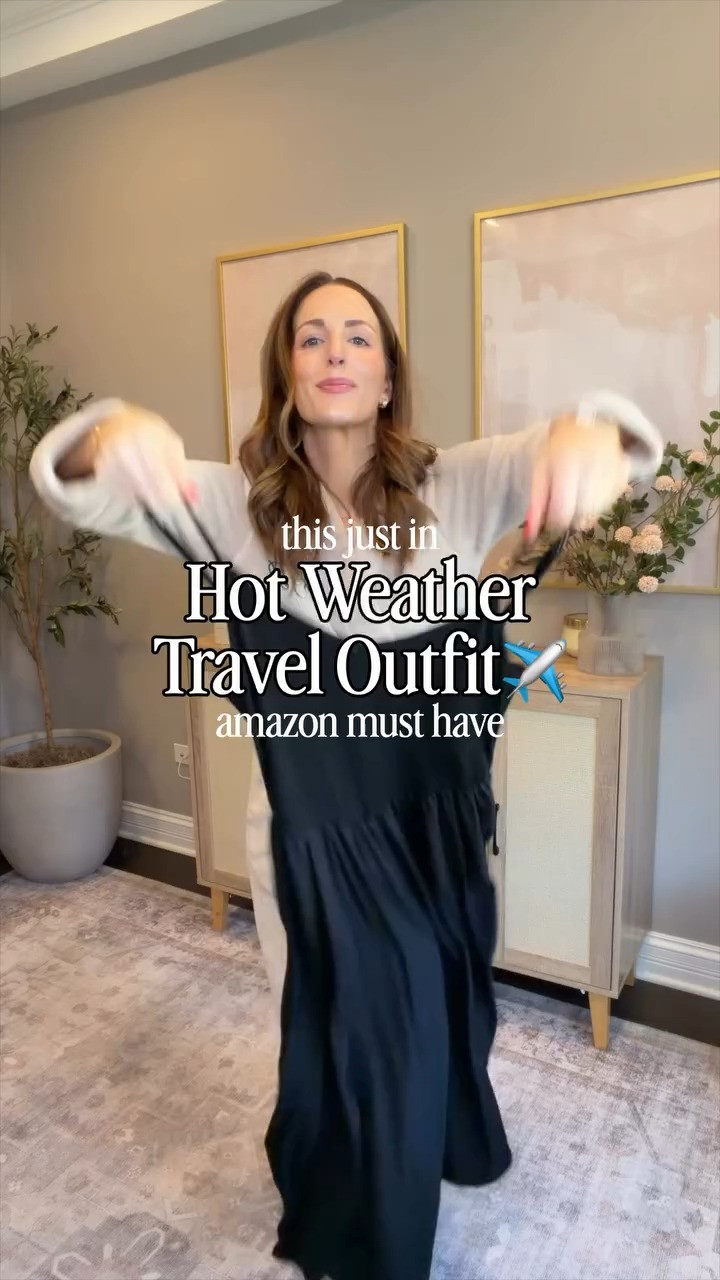 Hot weather travel outfit! 

 