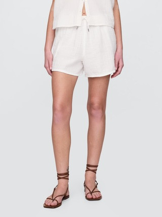 Crinkle Gauze Easy Shorts | Gap (US)