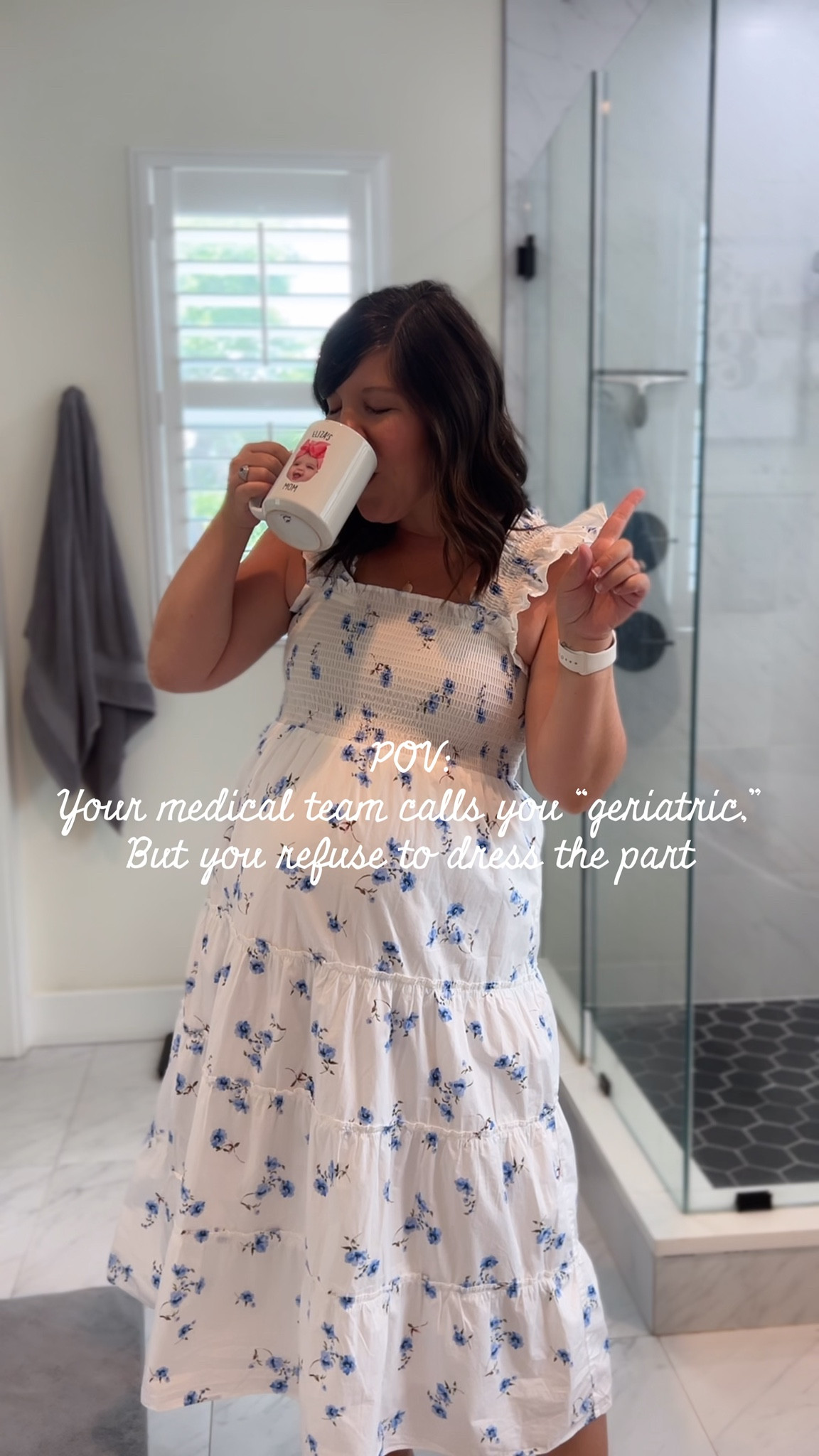Only spring chic styles allowed here! The best thing I've done for myself this pregnancy is made a point to get dressed every day. Bump-friendly style doesn't have to be complicated, but it should certainly make you feel like the fabulous mama you are! 

This dress + sweater is easy to toss on and GO, but will also work before, during, and after pregnancy. A 10/10 in my book! 

First time shoppers can get 10% off with my code "INFG-26GIRLMEETSBOW10". 

@onequince #quincepartner