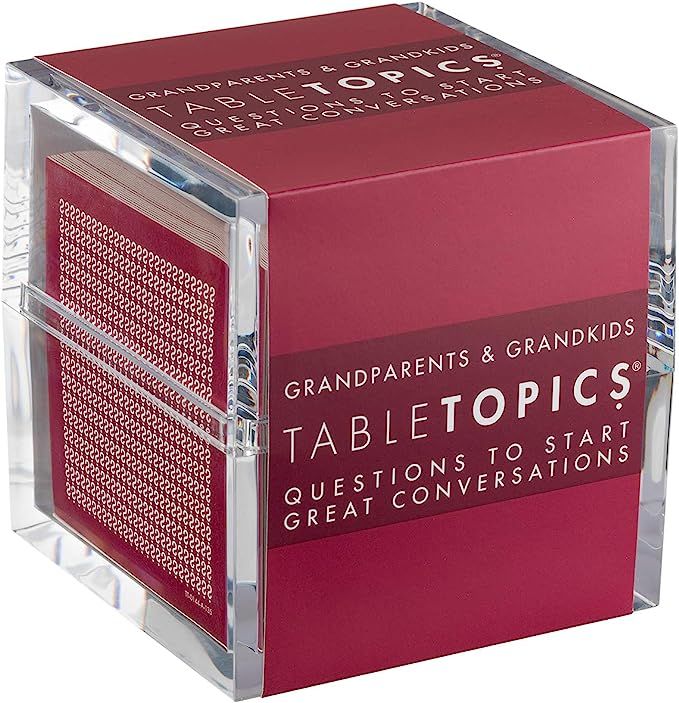 TableTopics Grandparents and Grandkids - 135 Meaningful Conversation Starting Cards, Multi Genera... | Amazon (US)