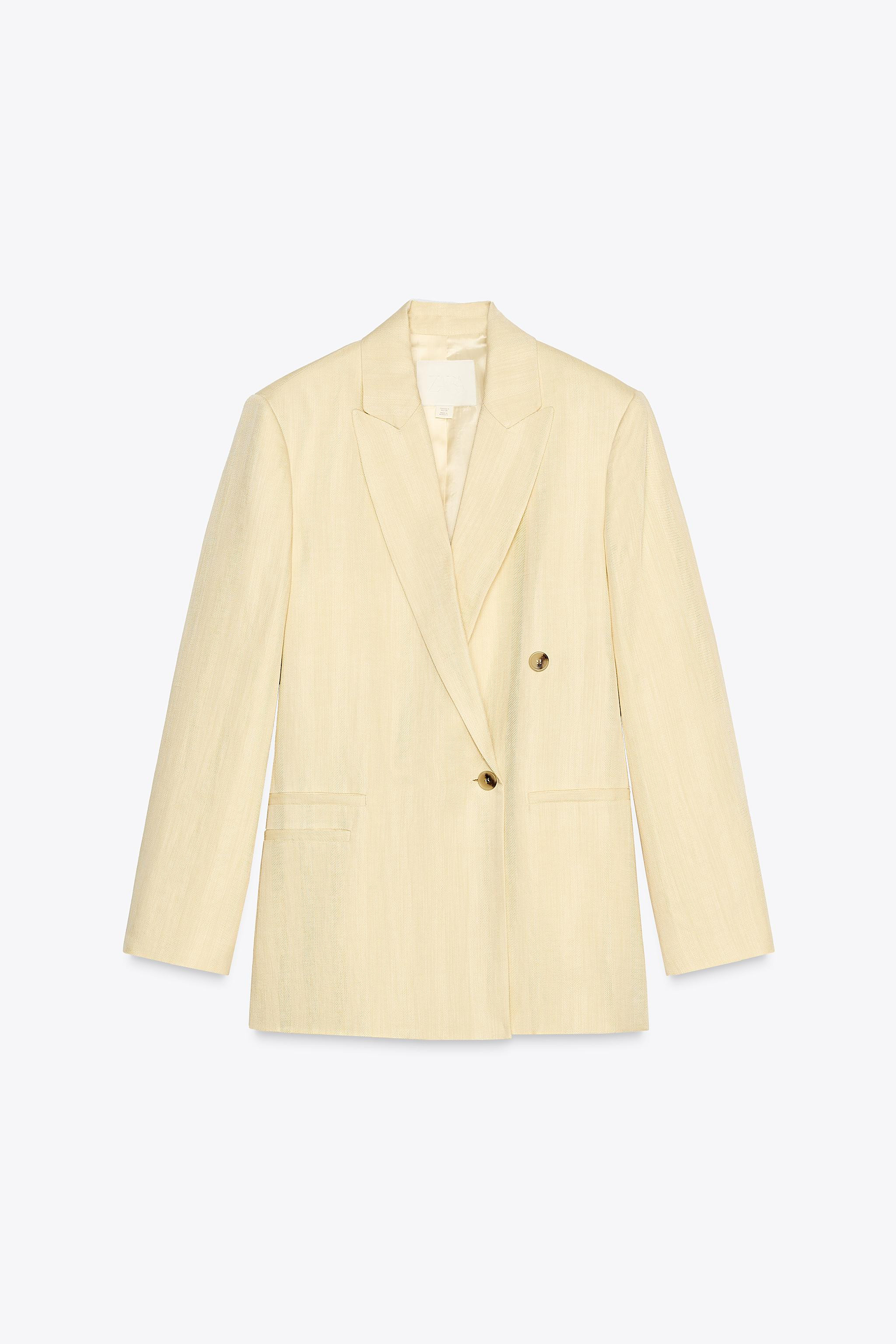 MINIMAL LINEN BLAZER ZW COLLECTION | Zara UK